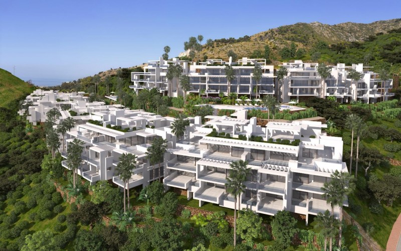 Palo Alto, Ojén, Marbella, Nouvelle construction d´appartements et villas.